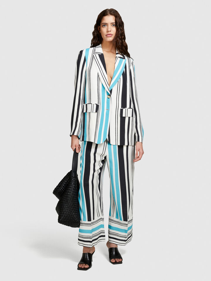 Printed blazer - women's blazers - Multi-color | Sisley image number 1